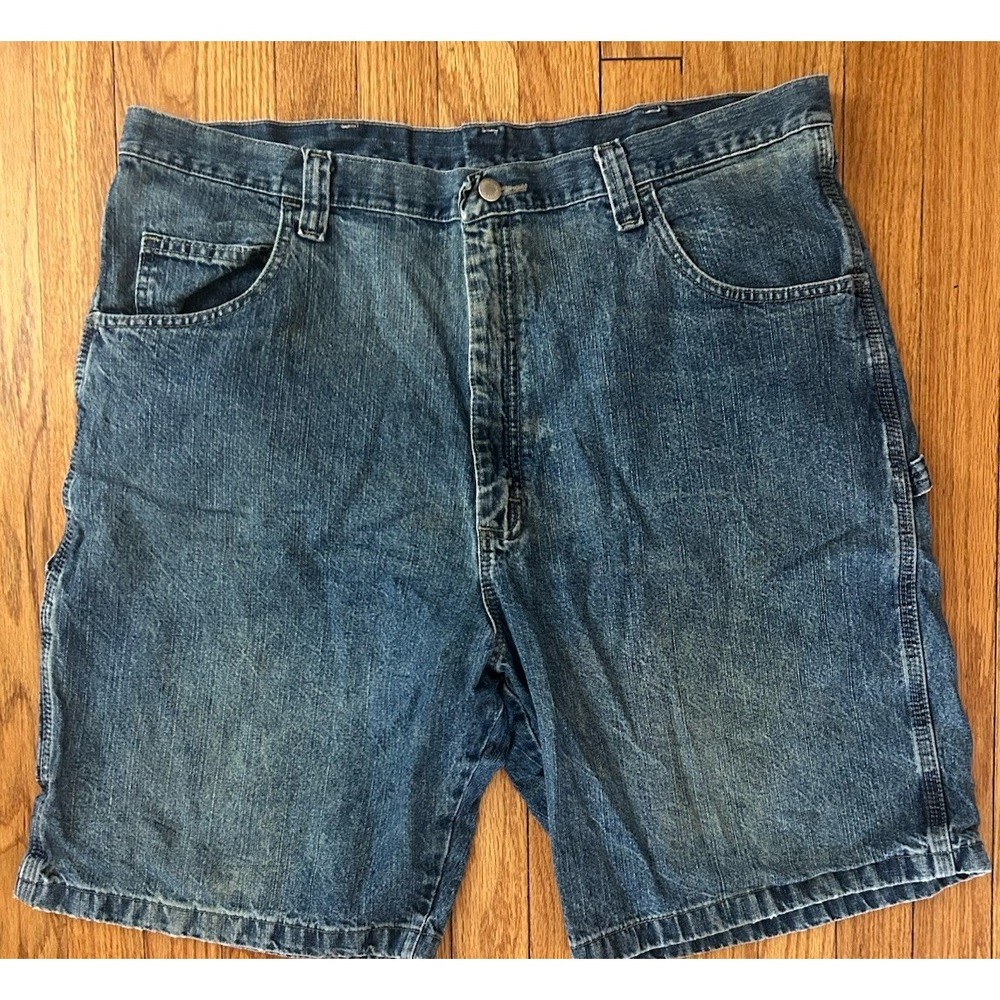 Wrangler Denim Carpenter Shorts Mens SZ 40 Casual Workwear